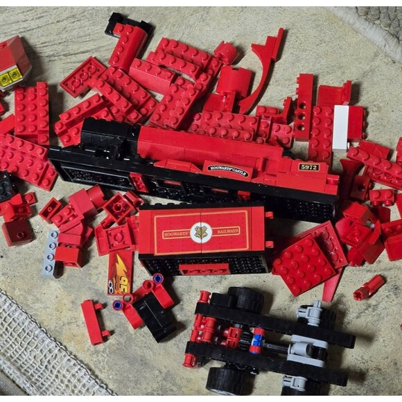 Hogwarts Railways Lego and Compatible with Lego Red Train Building Set GA158 - Picture 9 of 14